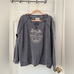 Gray Manatee Lagoon Sweatshirt